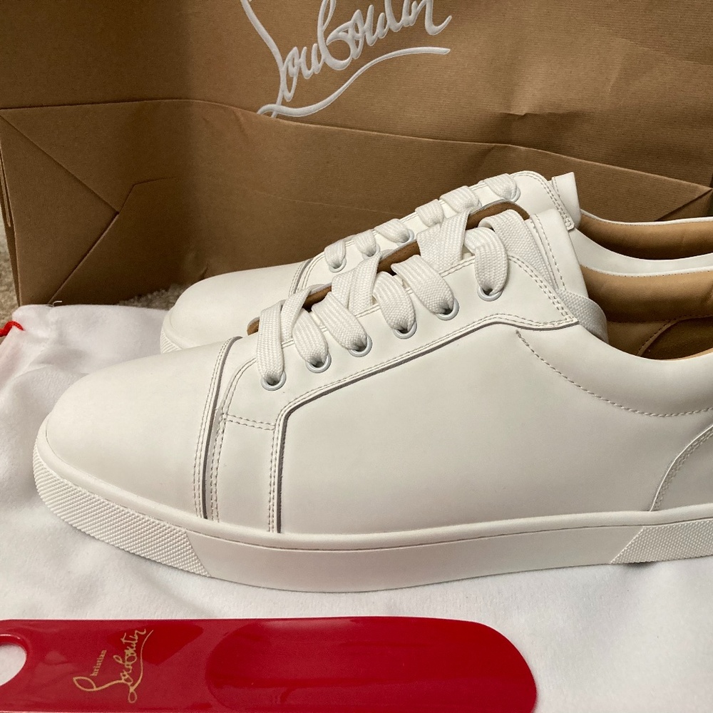 Christian Louboutin Men white LowTop size 46